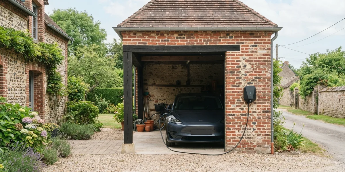 installer borne recharge garage non ferme