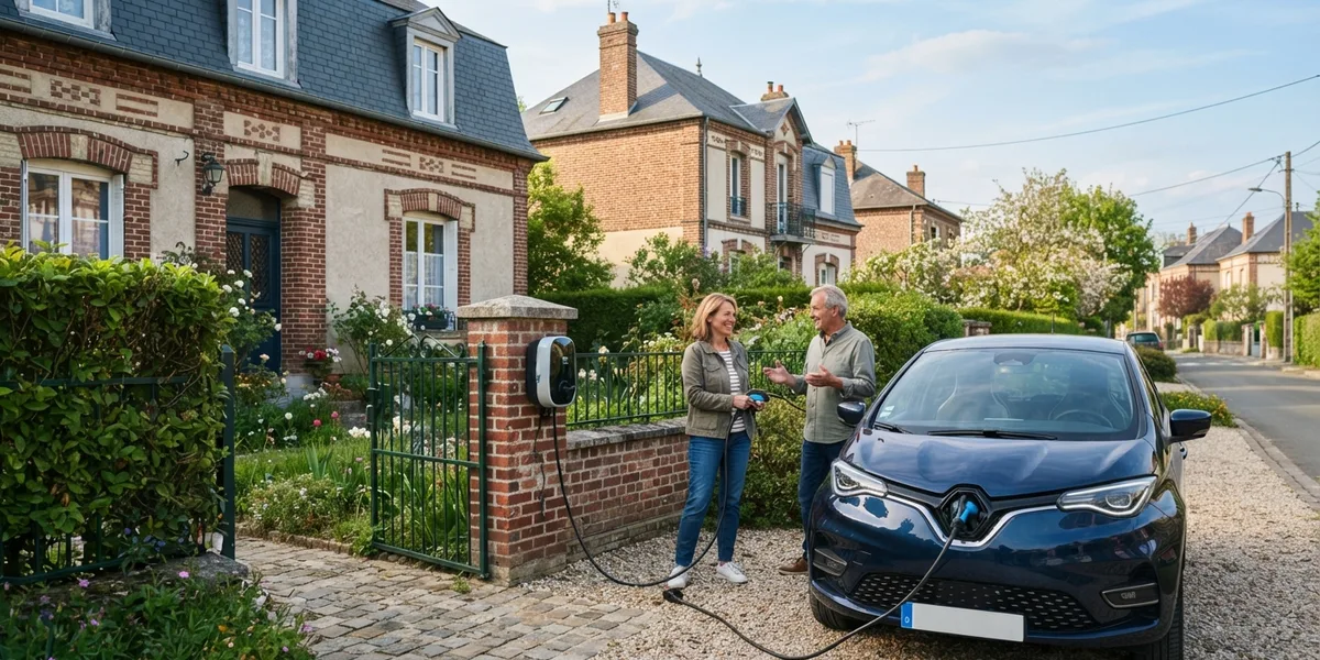 partager borne recharge voisin