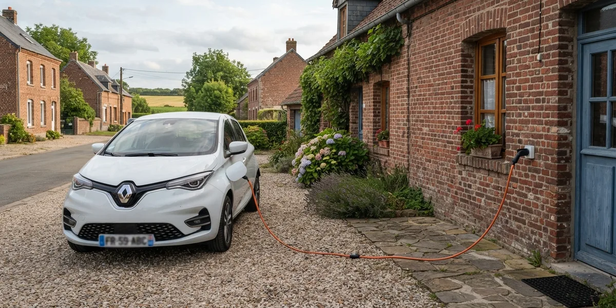 recharger voiture electrique prise classique